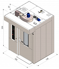 Ротационная печь ROTOR FR G PRO 60x80