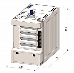 Подовая печь F-DECK E 4D.08.20