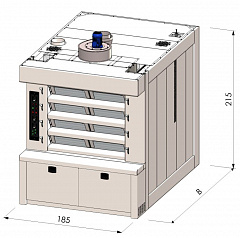 Подовая печь F-DECK G 2-4D/12