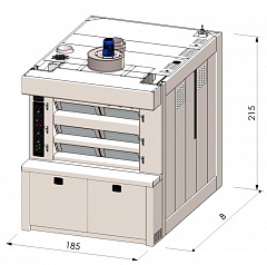 Подовая печь F-DECK H 2-3D/7