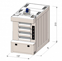 Подовая печь F-DECK E 4D.07.16