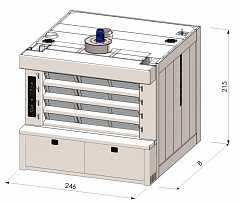 Подовая печь F-DECK G 3-4D/18